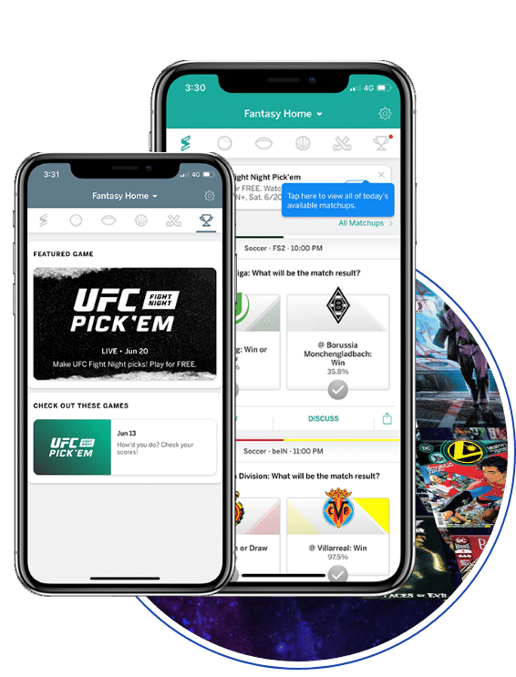 ESPN fantasy sports app