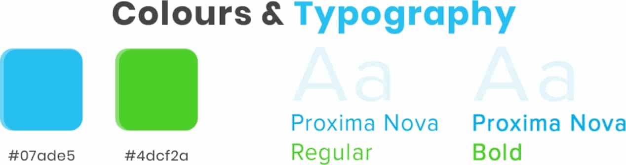 Healthcare Colours Typography