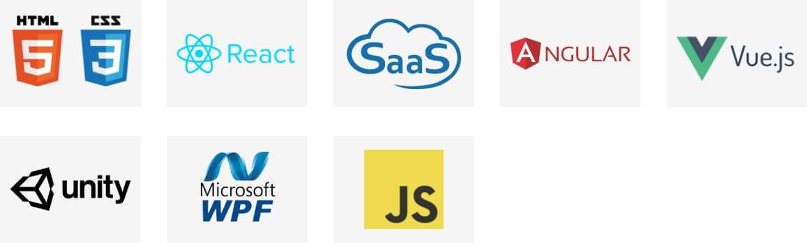 frontend technologies stack