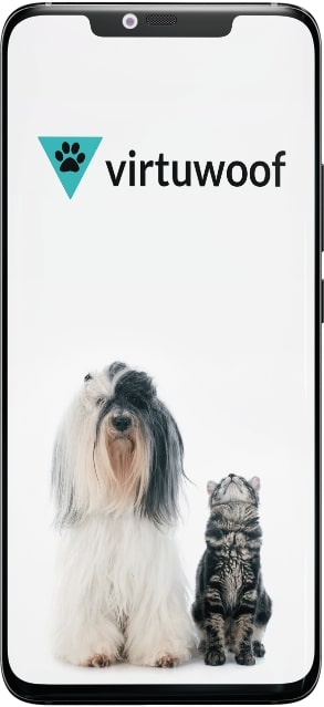 Veterinary Telemedicine App Screen 1