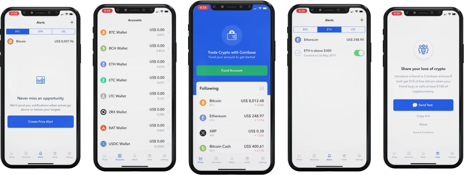 app like coinbase screenshot