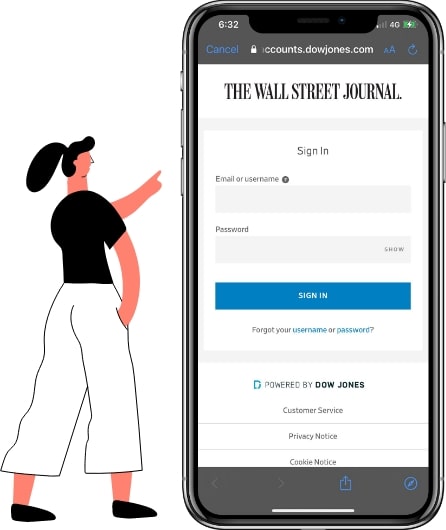 top features wsj app