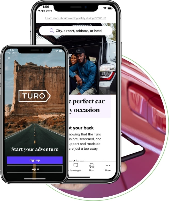 car rental app like turo