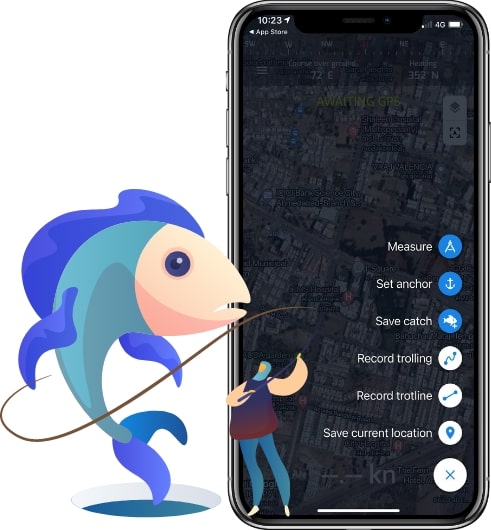 features of fishing point app