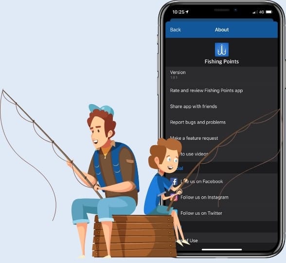 fishing points app work