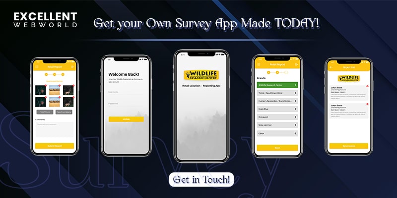 get started with survey app development