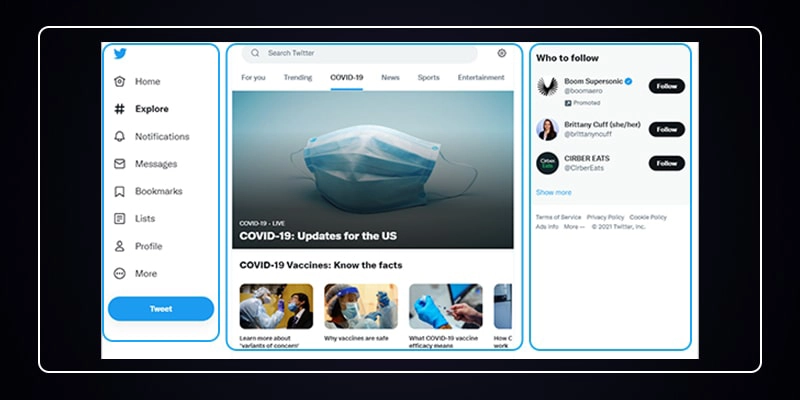 react.js works for website