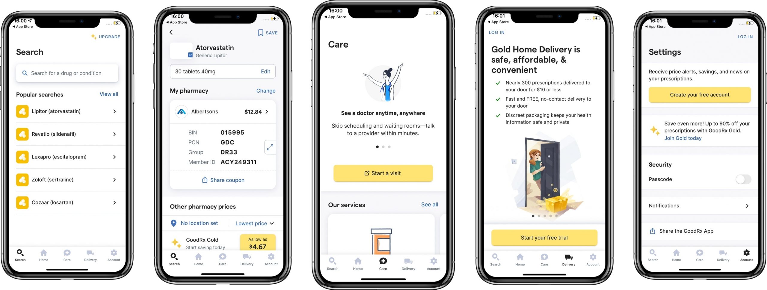 Screenshot GoodRx App Scaled