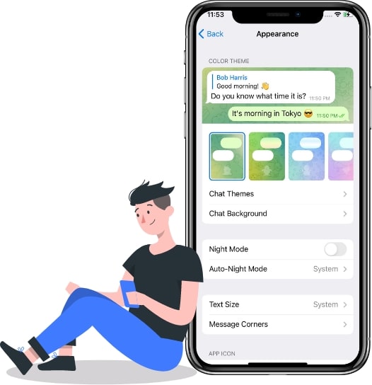 features of the telegram app