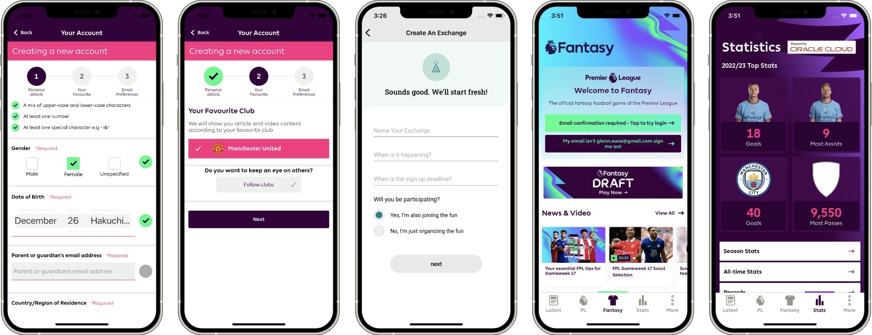 Premier League Screenshots