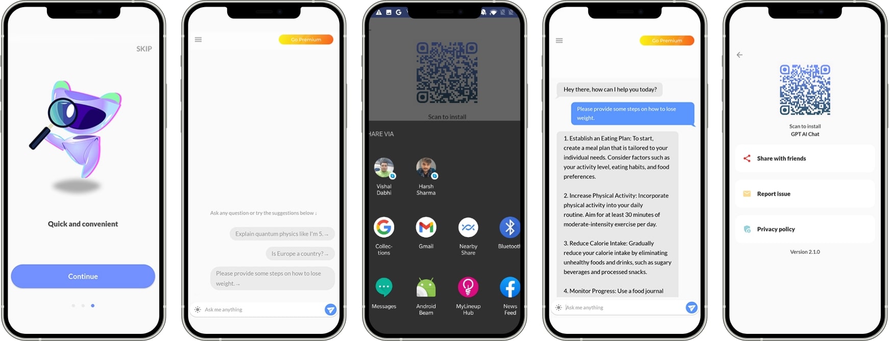 Open Chat AI Screenshots
