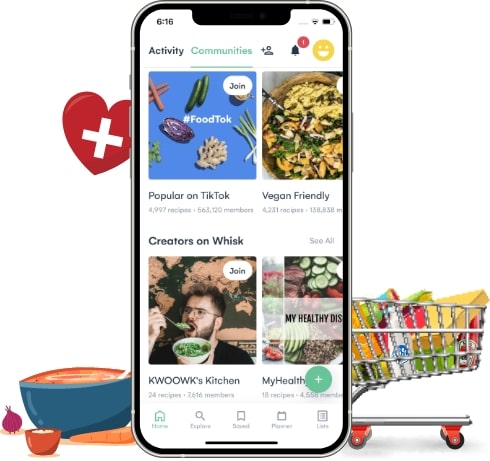 Features of the Whisk App