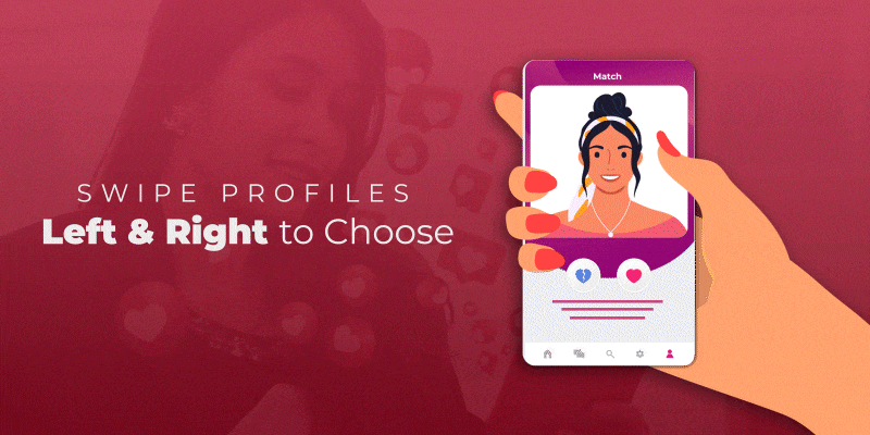 Swipe Profiles Left and Right to Choose