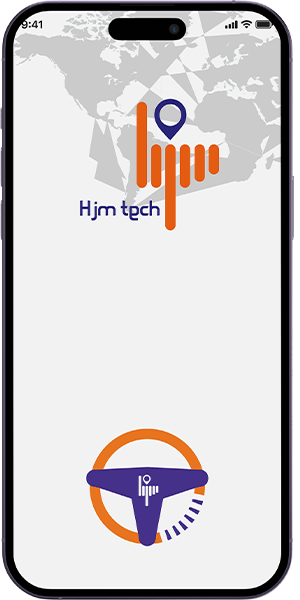One smartphone display a logistics application callded HJM developed by excellent webworld.