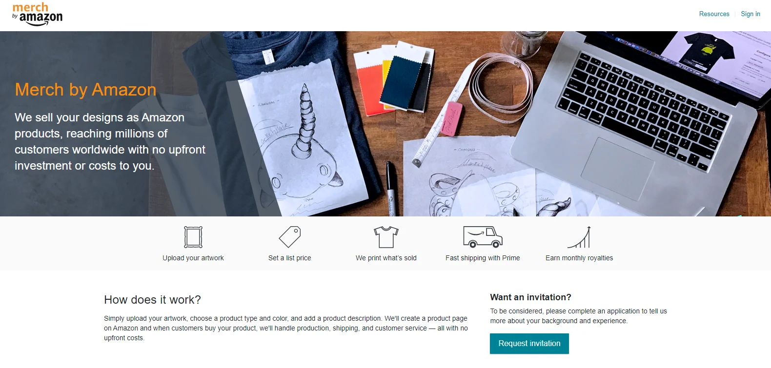 Amazon Merch Website