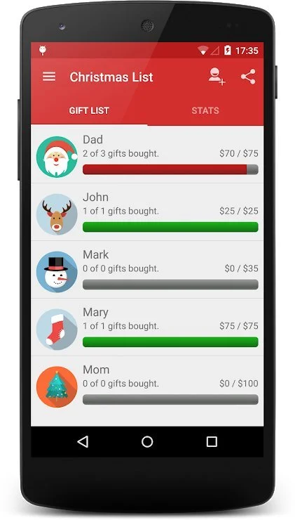 Christmas Gift Idea App