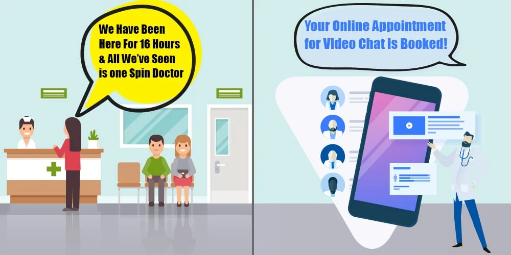 offline and online doctor appointment