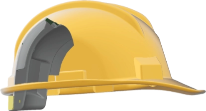 Yellow Smart helmet image
