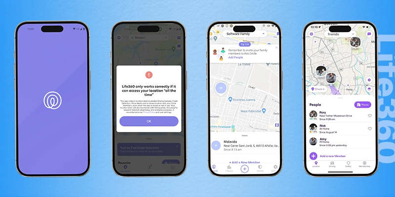 life360 App Design