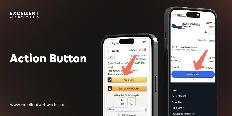 action button elements of design for mobile apps