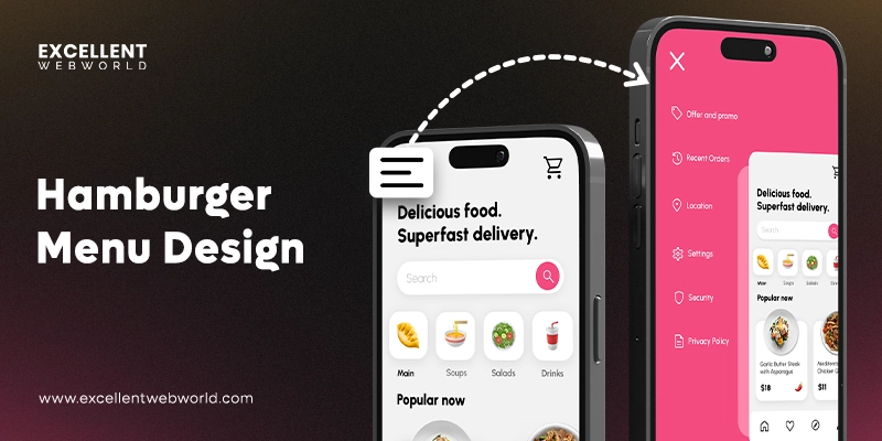 hamburger menu design