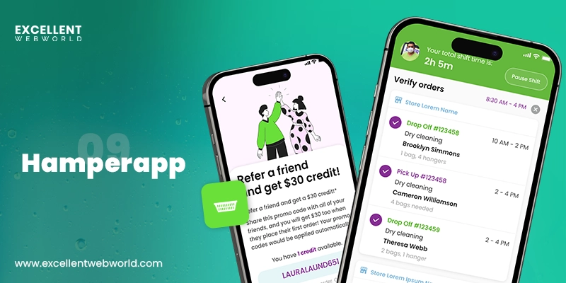 Hamperapp laundry app