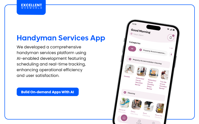 Image showcasing a smartphone displaying the user interface of an AI-Assisted Fashion ECommerce App Client.
