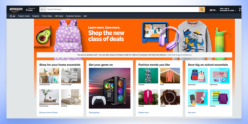 Amazon Marketplace Screenshot