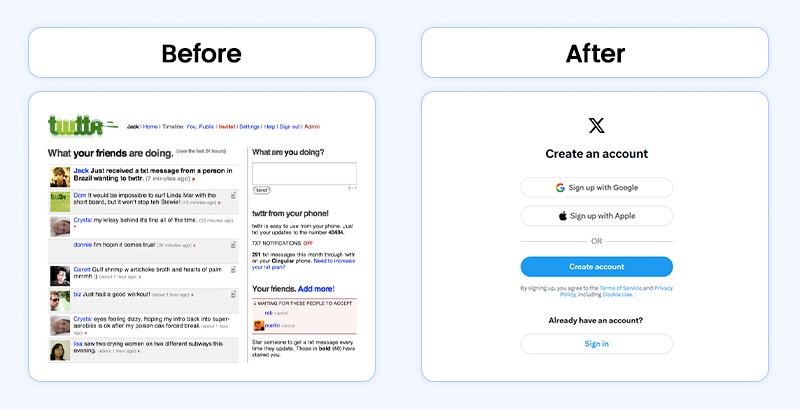 twitter mvp example before and after