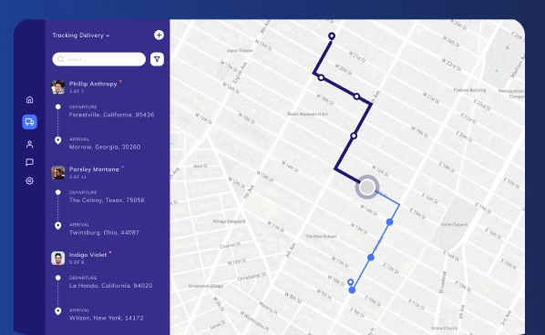 Shipment Tracking Interfaces for Customers