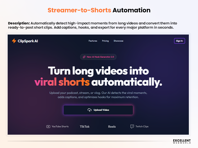 Streamer to Shorts Automation